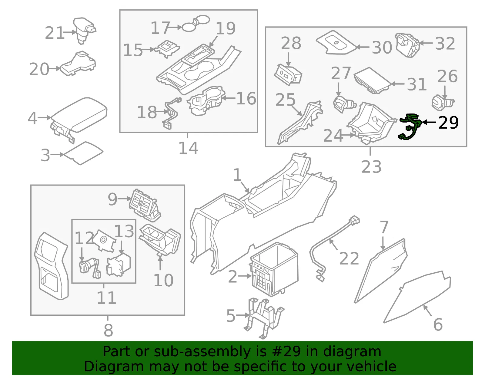 Linkage Wire - Kia (84624-D9000) - view 2