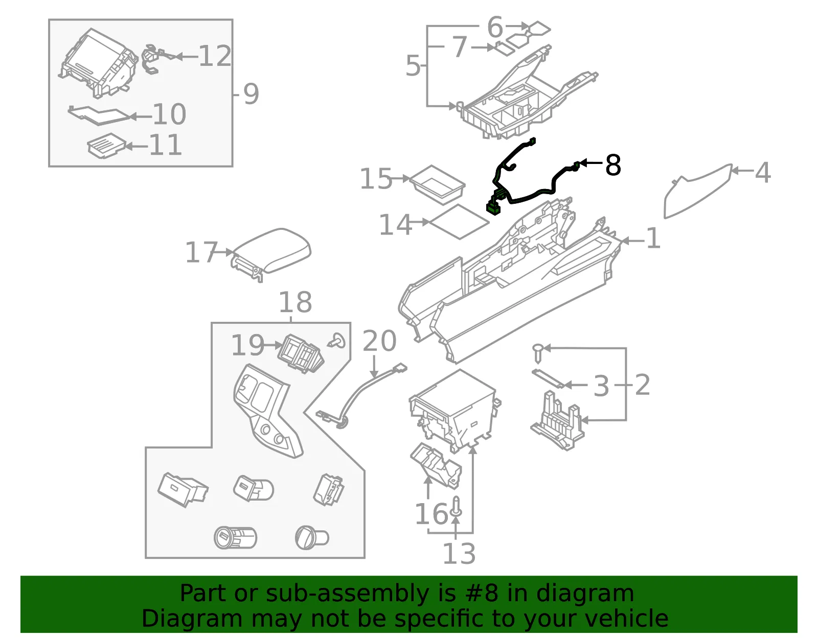 Wire Harness - Kia (84624-P2000) - view 2