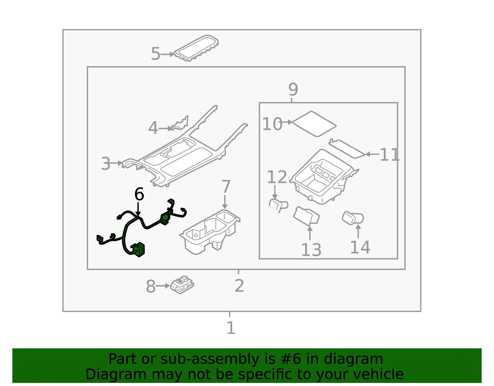 Wire - Kia (84624-S9500) - view 2