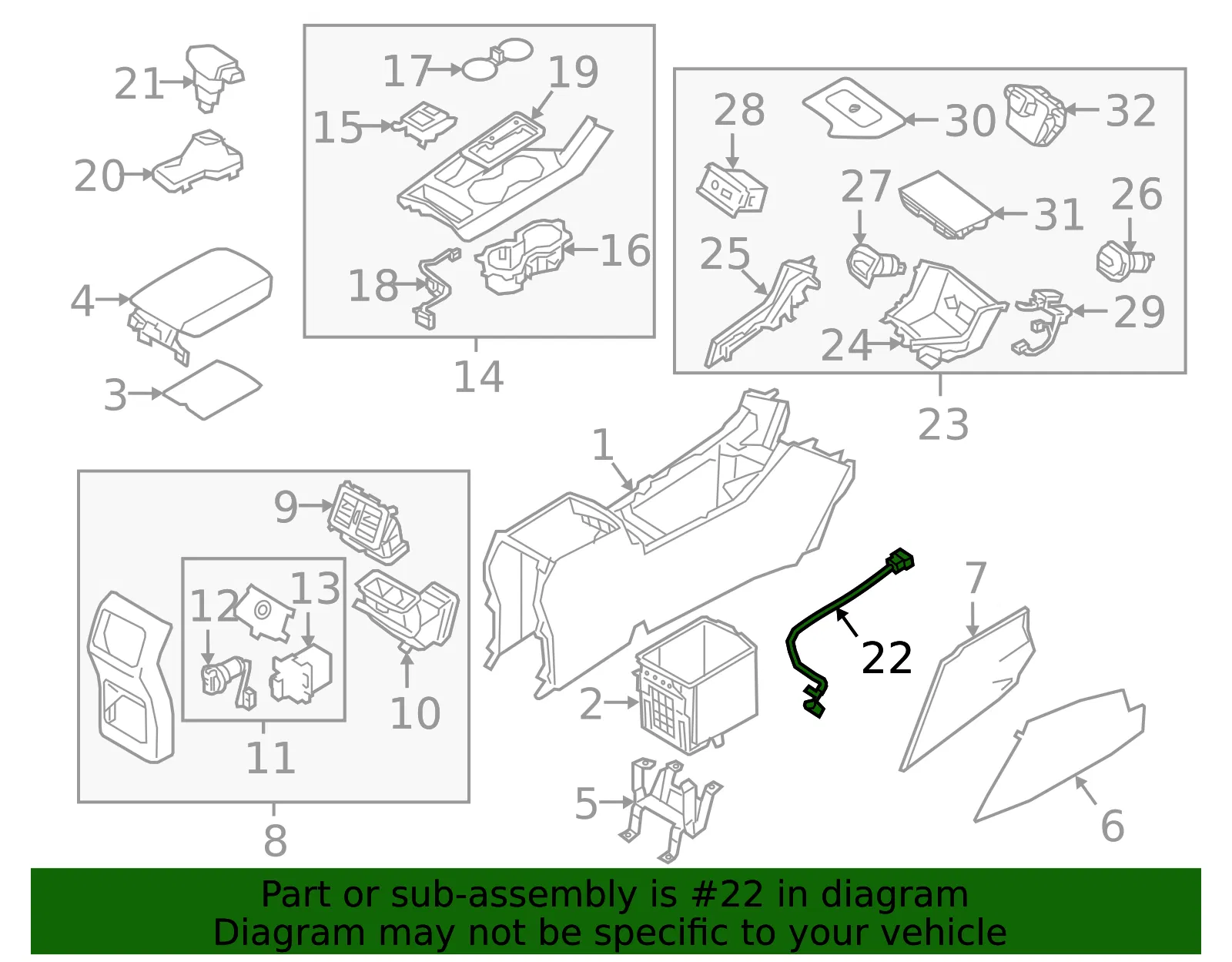 Wire Harness - Kia (84625-D9010) - view 2