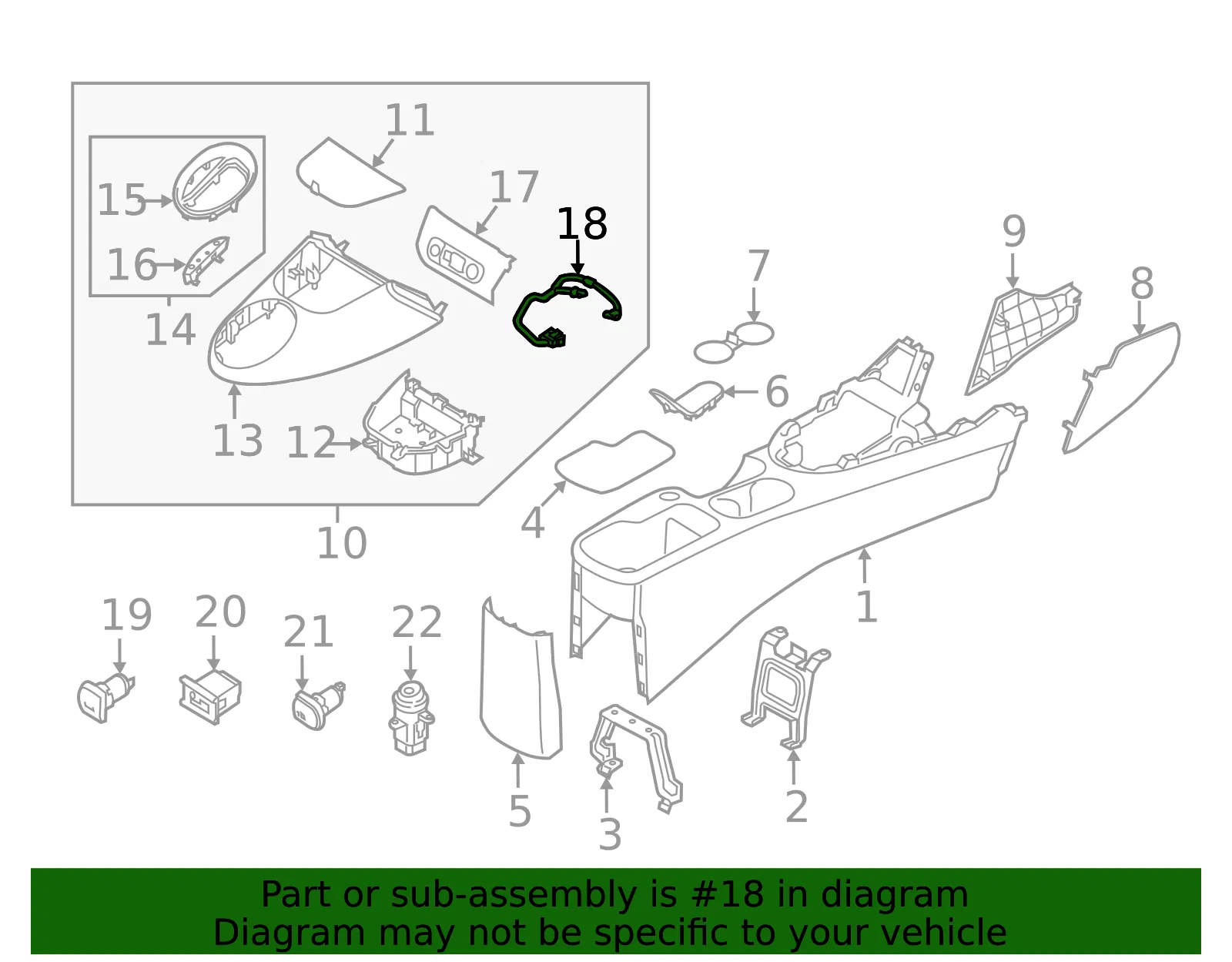 Wire Harness - Kia (84653-B2200) - view 2
