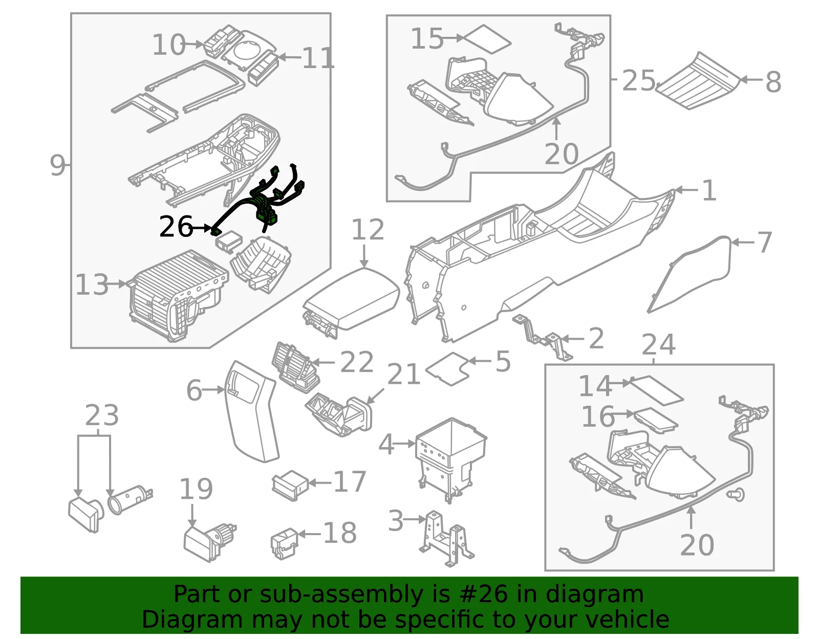 Harness - Kia (84658-Q4100) - view 2