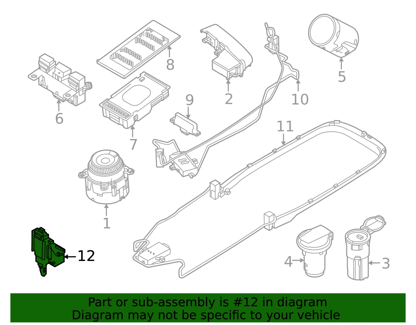 Accelerometer - Kia (846B9-CV000) - view 2