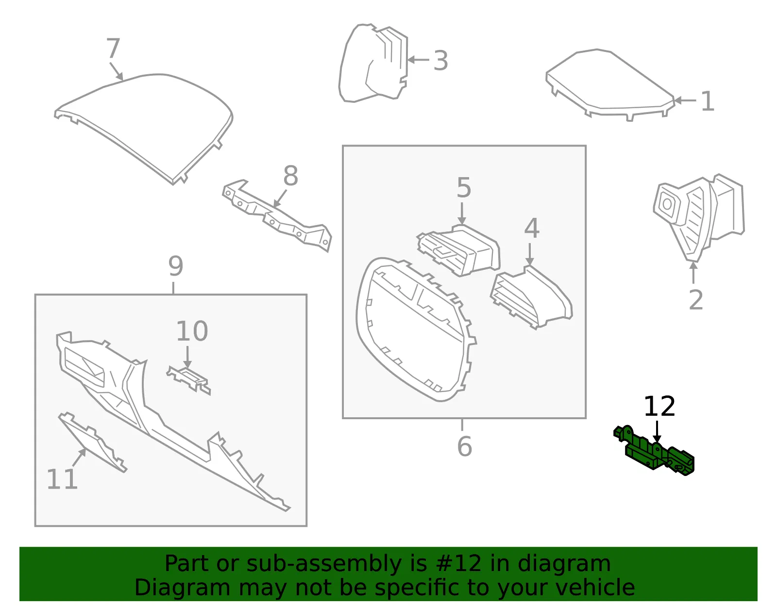 Inst Panel Lamp - Kia (84733-K0000) - view 2
