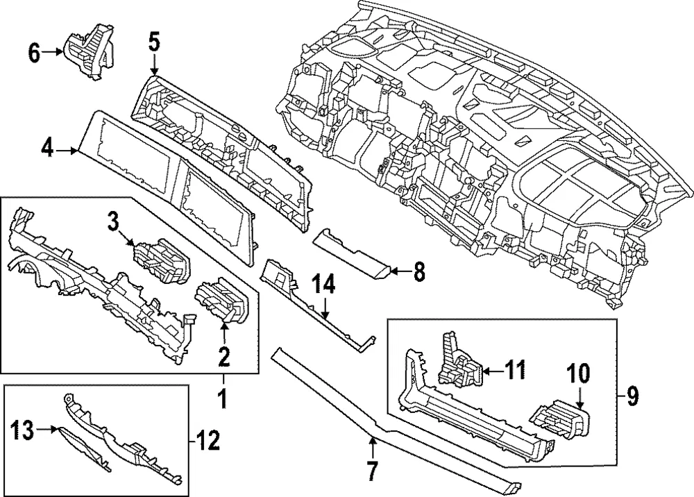 Cluster Panel - Kia (84740-DW000FHV)