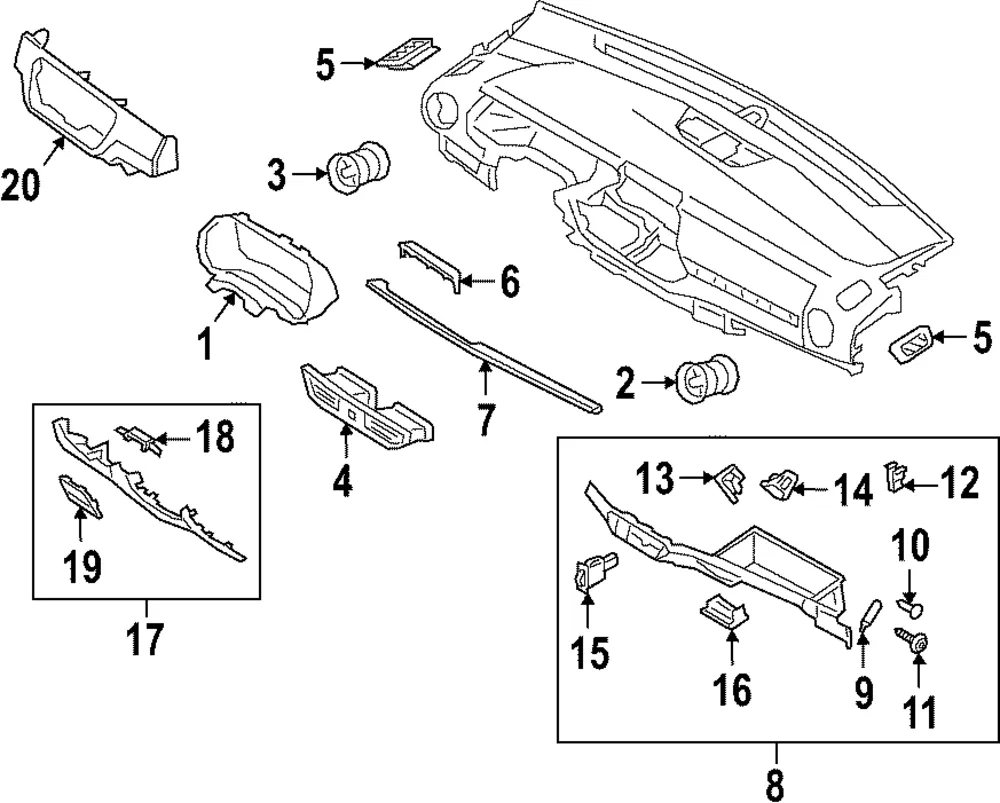 Fuse Box Cover - Kia (84753-M7500WK)