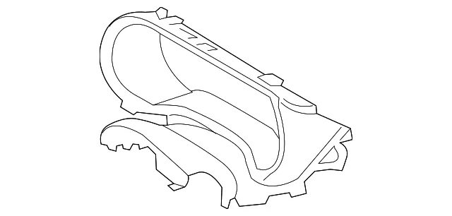 Cluster Trim - Kia (84830-J5000WK)