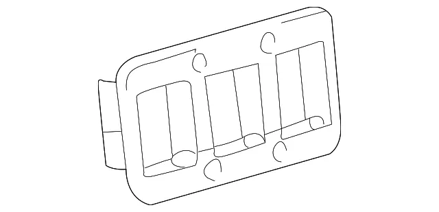 Switch Panel - Kia (84841-3C000BT)