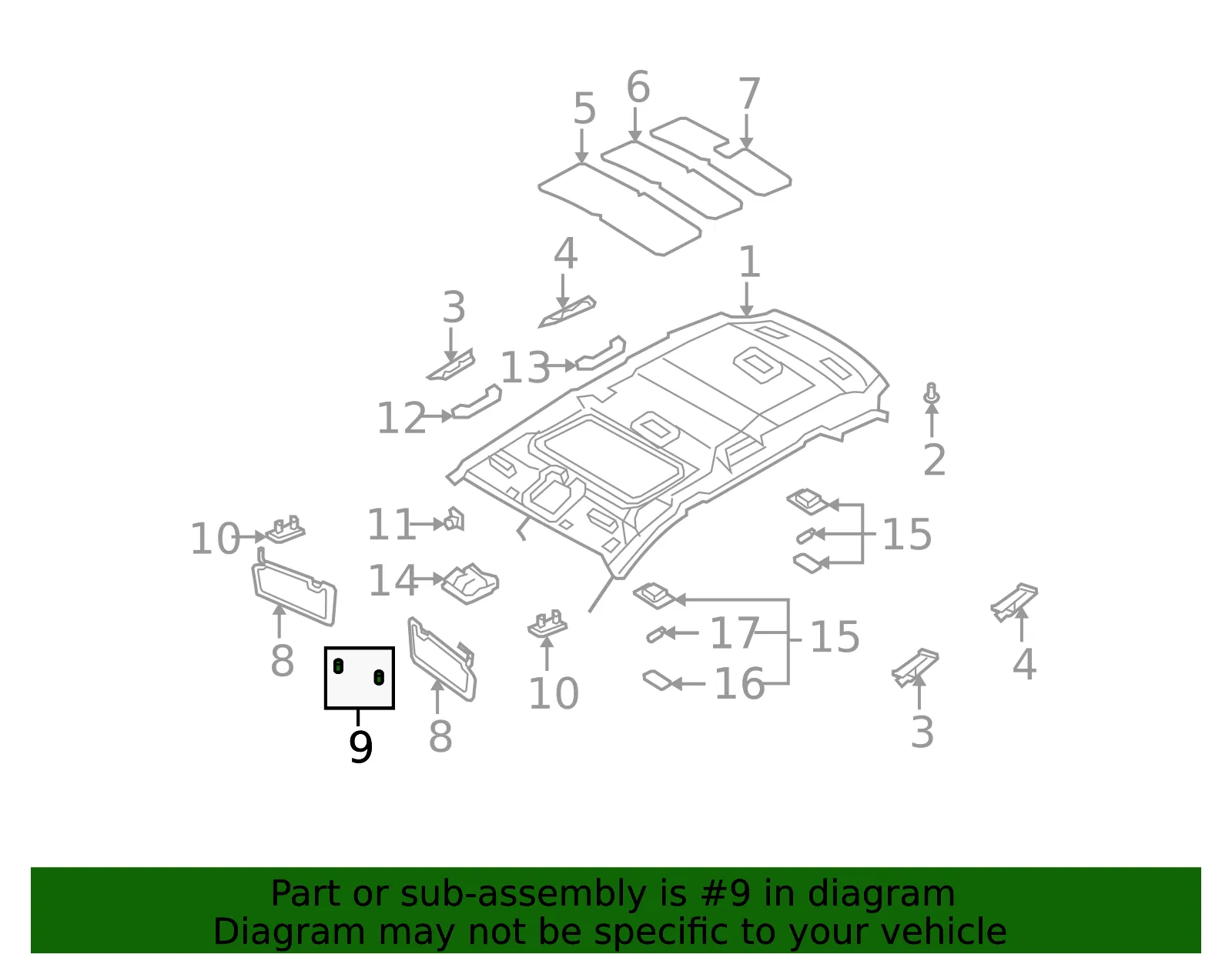 Bulb - Kia (85202-3E012) - view 2