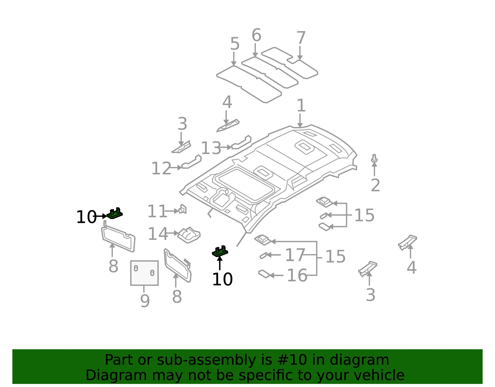 Bulb Cover - Driver's Side (LH) - Kia (85237-1D000RU) - view 2