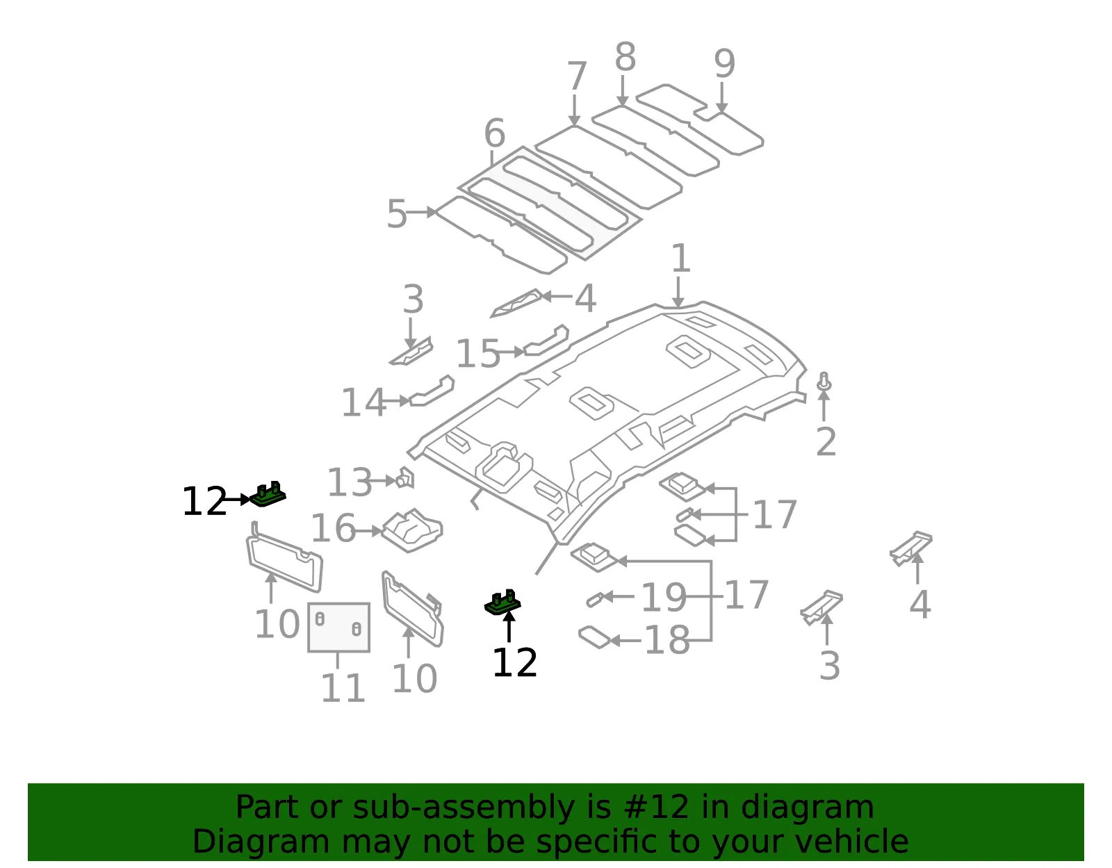 Bulb Cover - Passenger Side (RH) - Kia (85238-1D000QW) - view 2