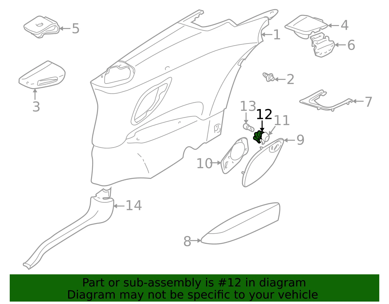 Courtesy Light Socket - Volvo (8618548) - view 2