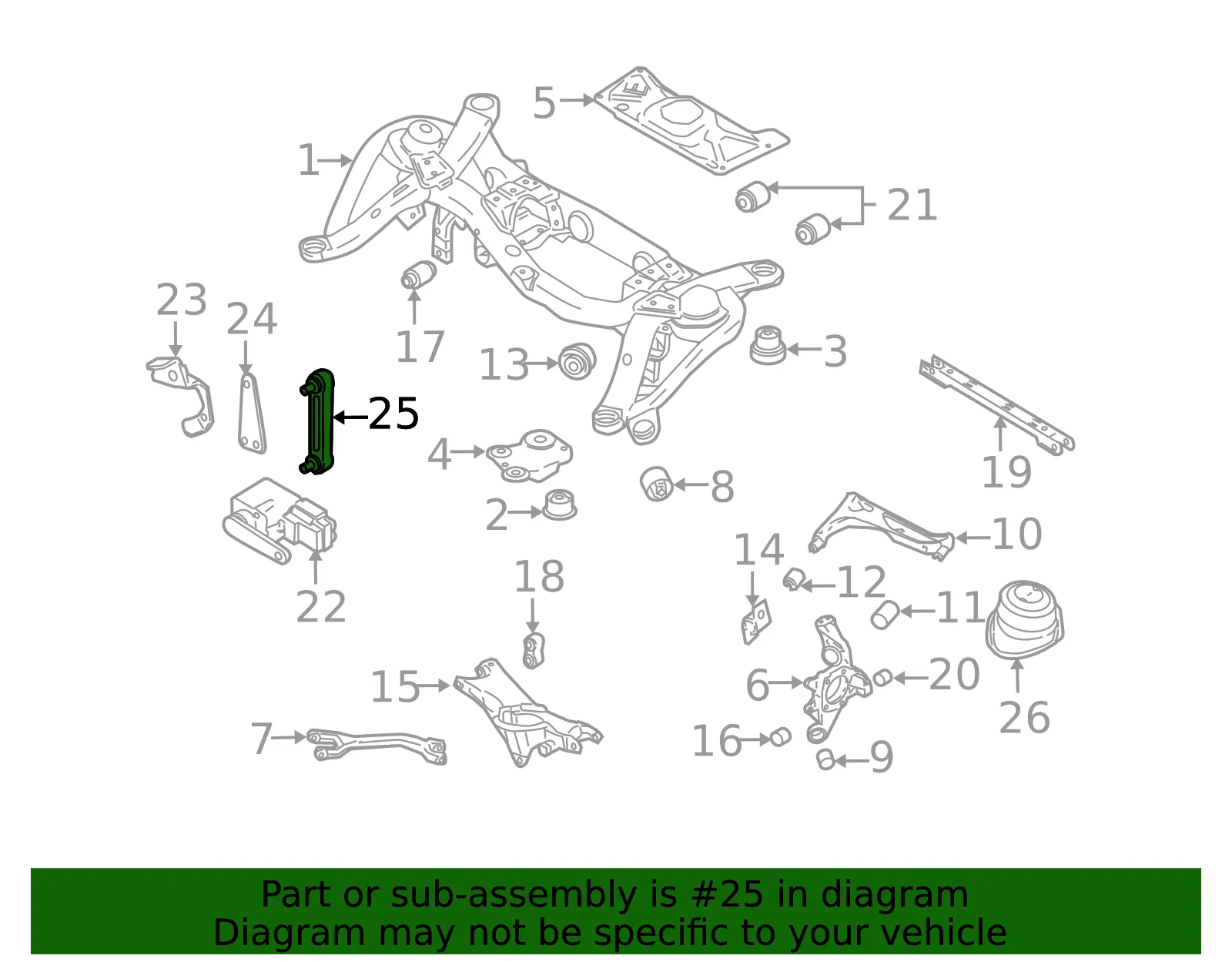 Position Sensor Link - Volvo (8622449) - view 3