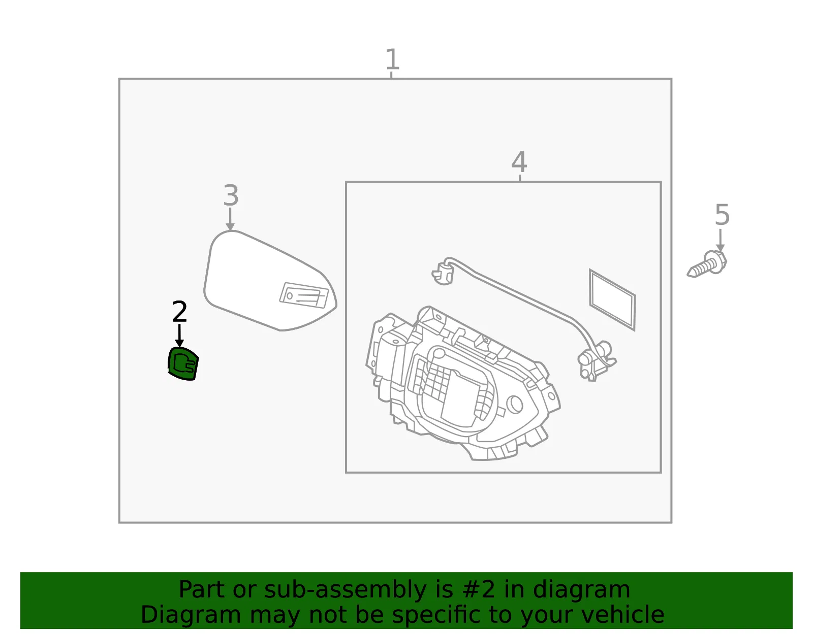 Module Cap - Kia (86345-Q4000) - view 2