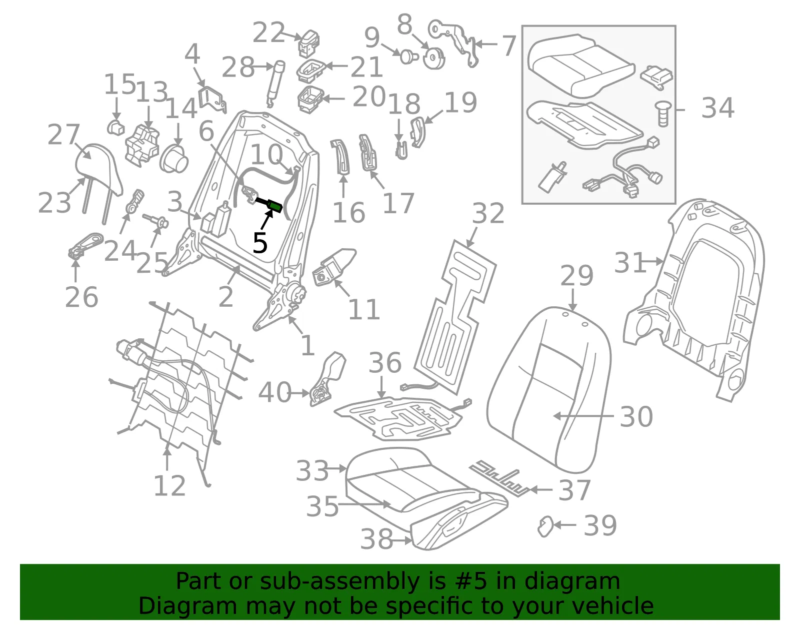 Position Sensor - Volvo (8639306) - view 2