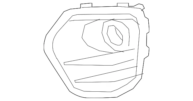 Fog Lamp Bezel - Kia (86522-D9LD0)