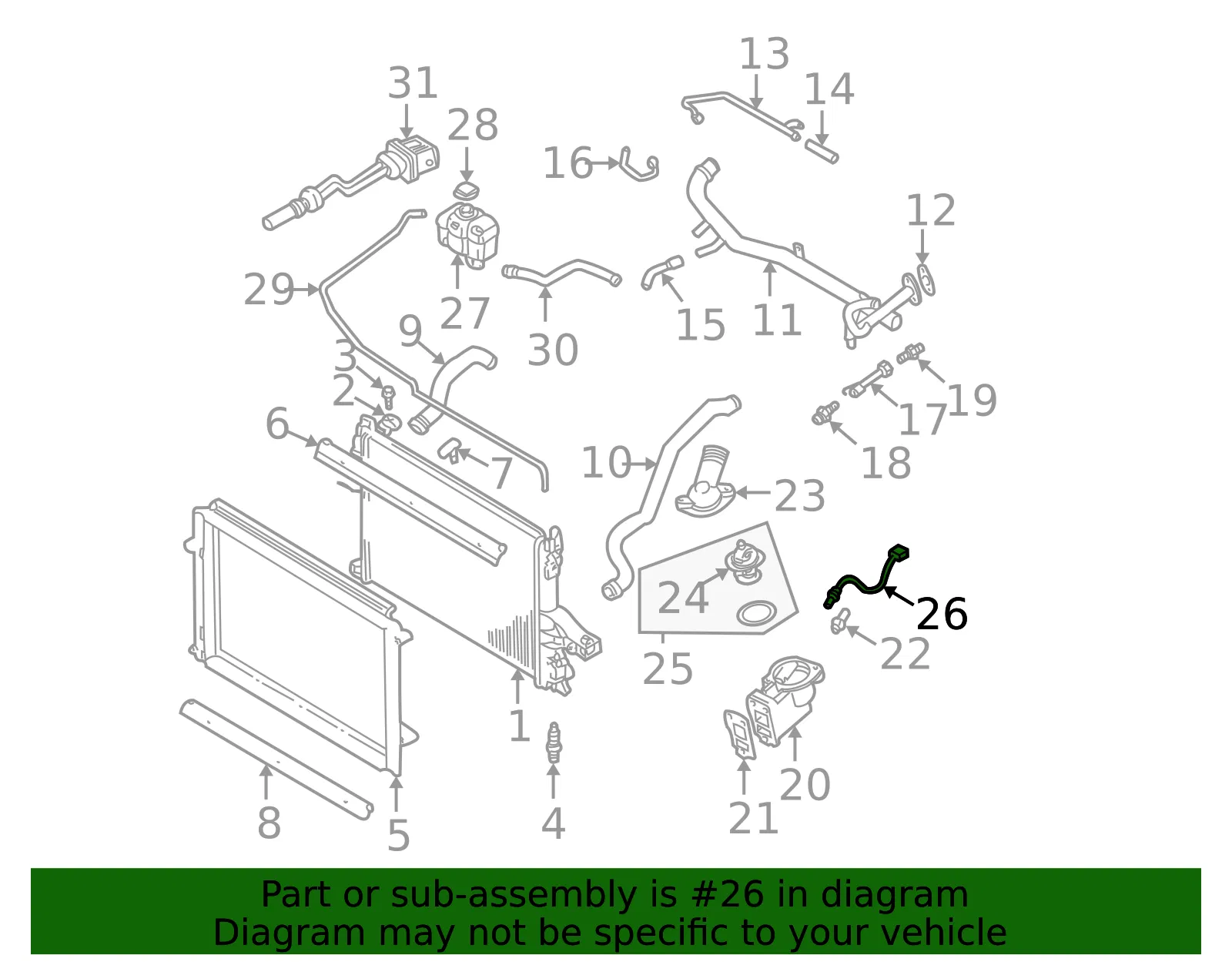Engine Coolant Temperature Sensor - Volvo (8653103) - view 3