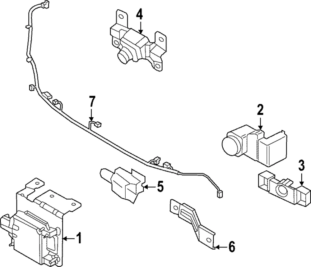 Park Sensor Retainer - Kia (86581-DWEB0)