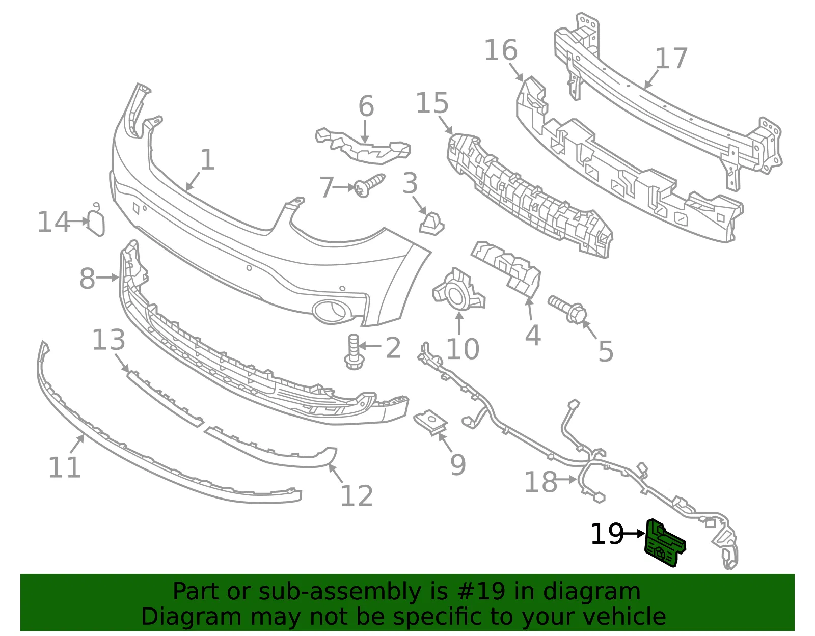 Harness Retainer Bracket - Kia (86581-E4350) - view 2