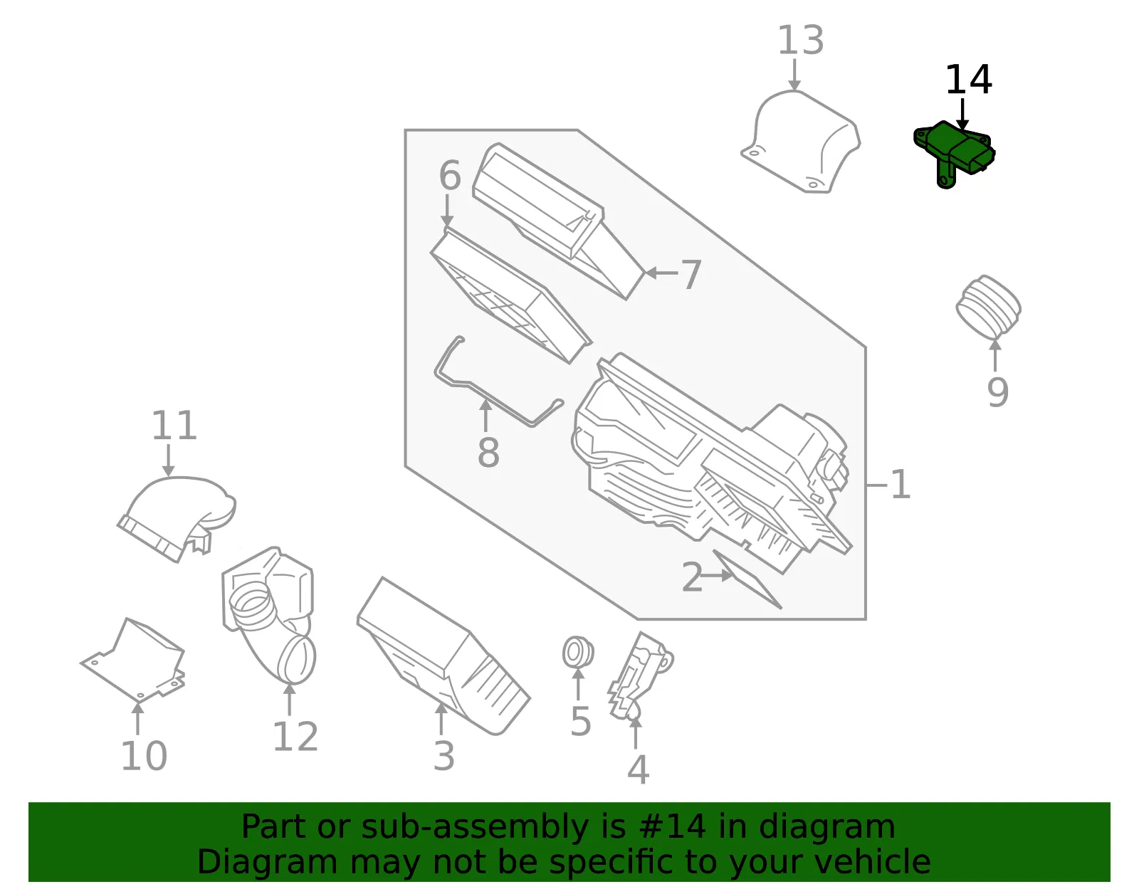 Mass Air Flow Sensor - Volvo (8658471) - view 3