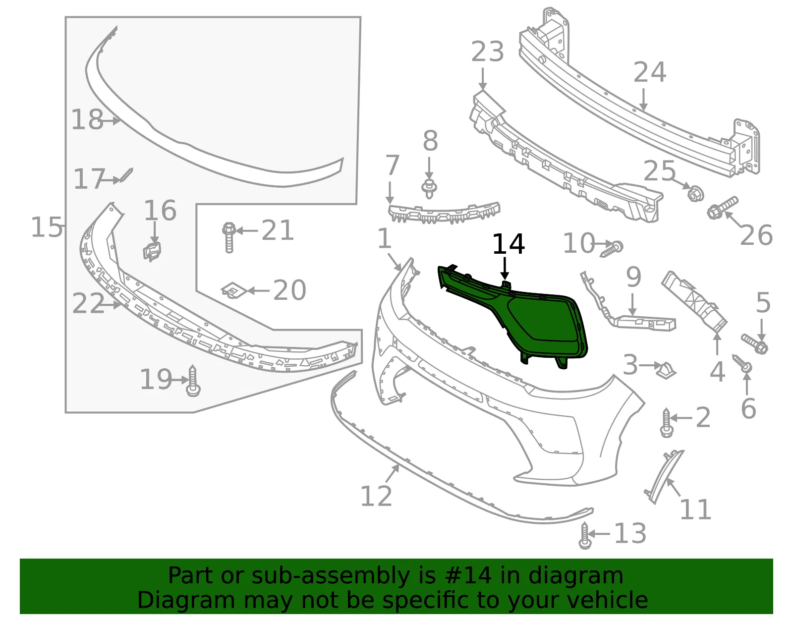 Headlight Bezel - Kia (86596-K0500) - view 2