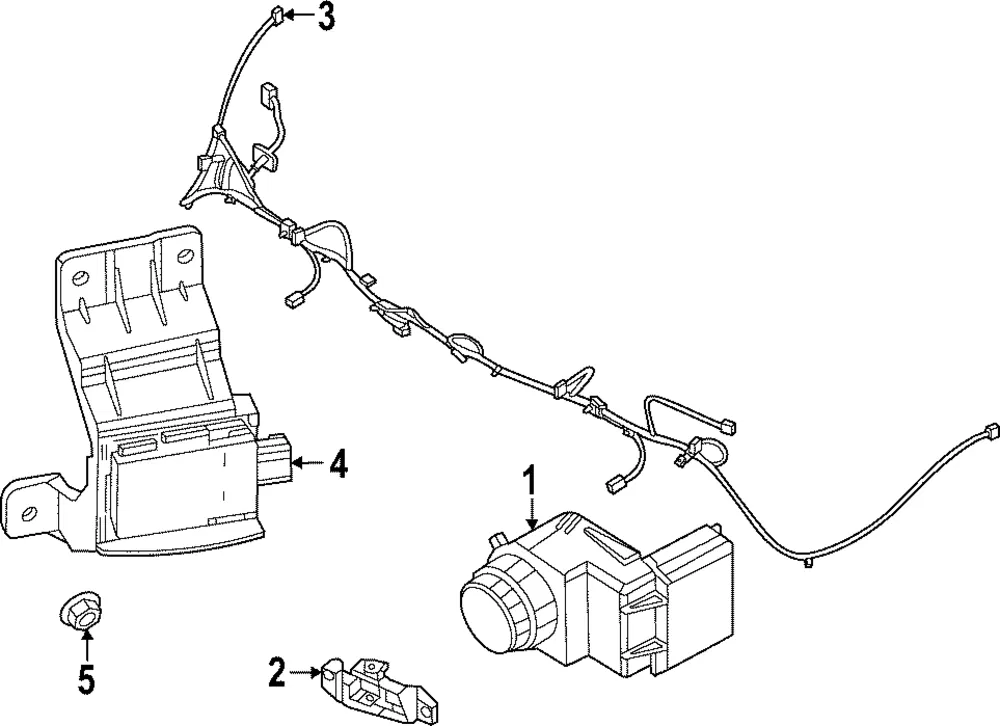 Park Sensor Holder - Kia (86681-DWEA0)