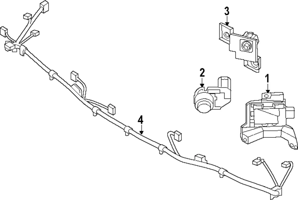 Park Sensor Bracket - Kia (86681-S9510)