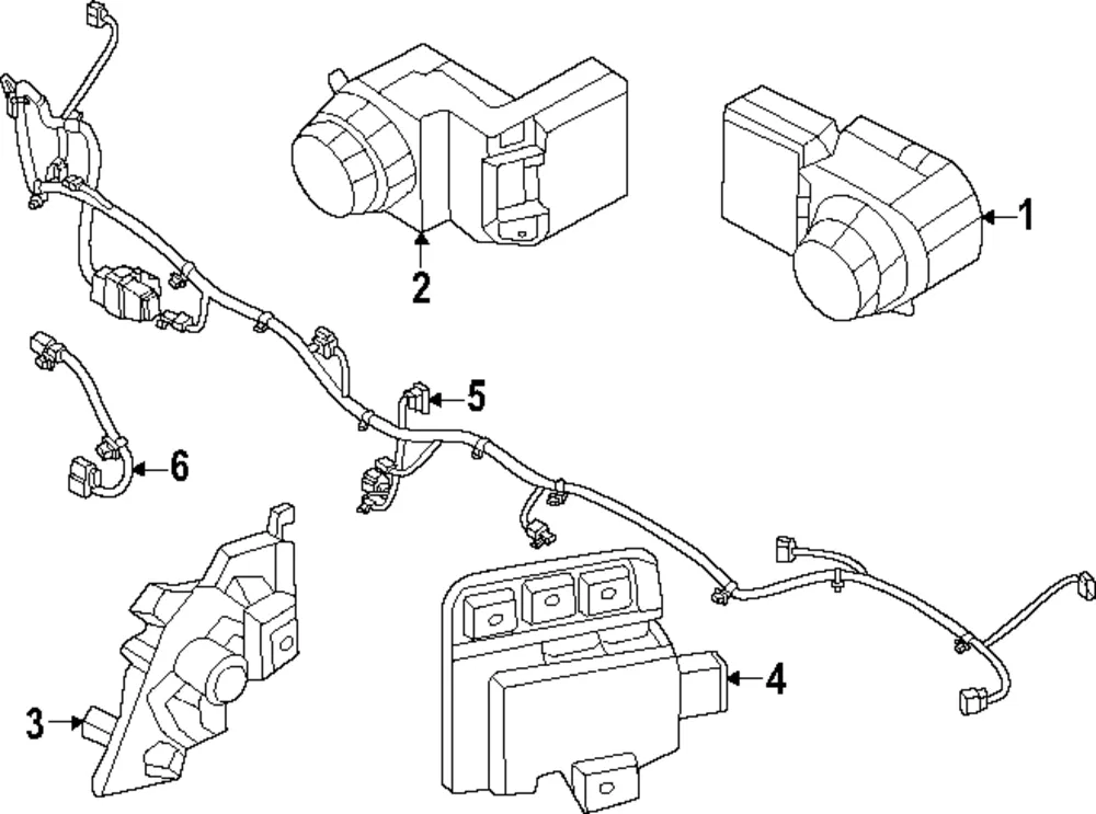 Auto Park Sensor Retainer - Kia (86685-CV200)