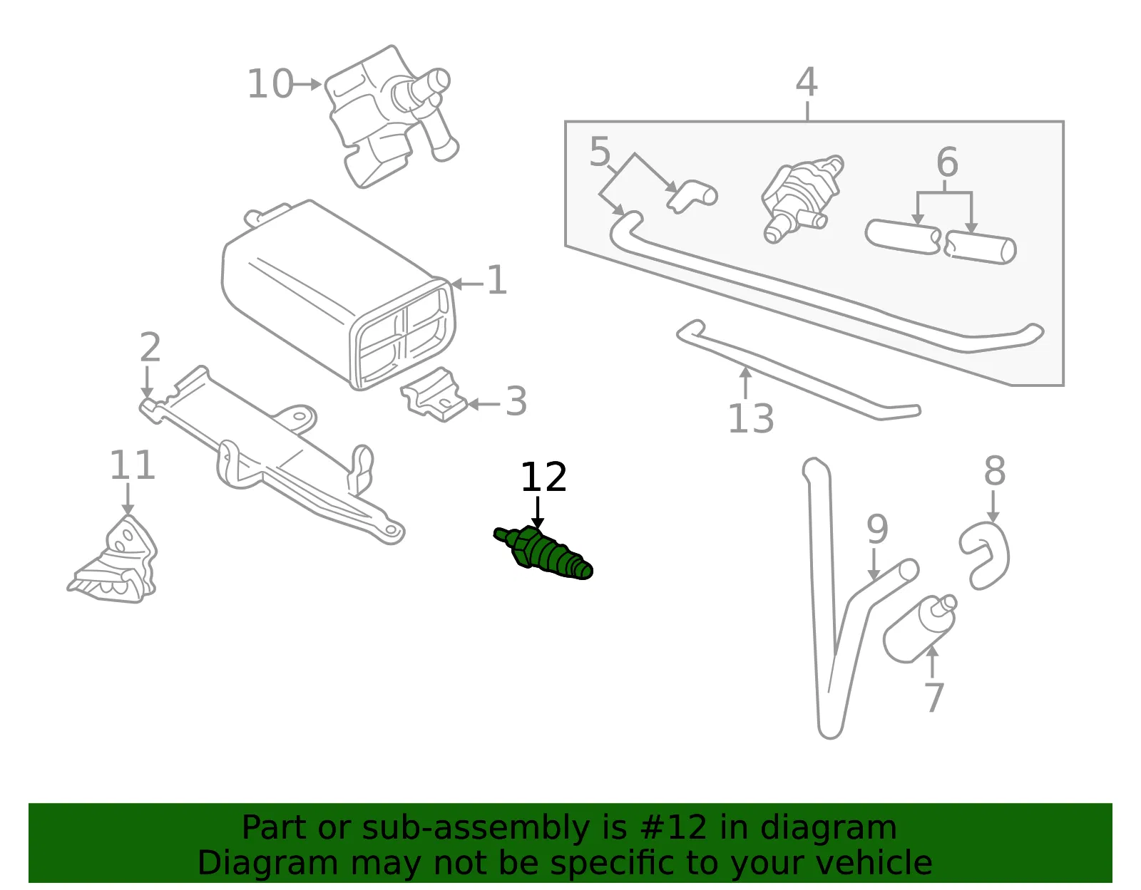 Oxygen Sensor - Volvo (8670131) - view 3