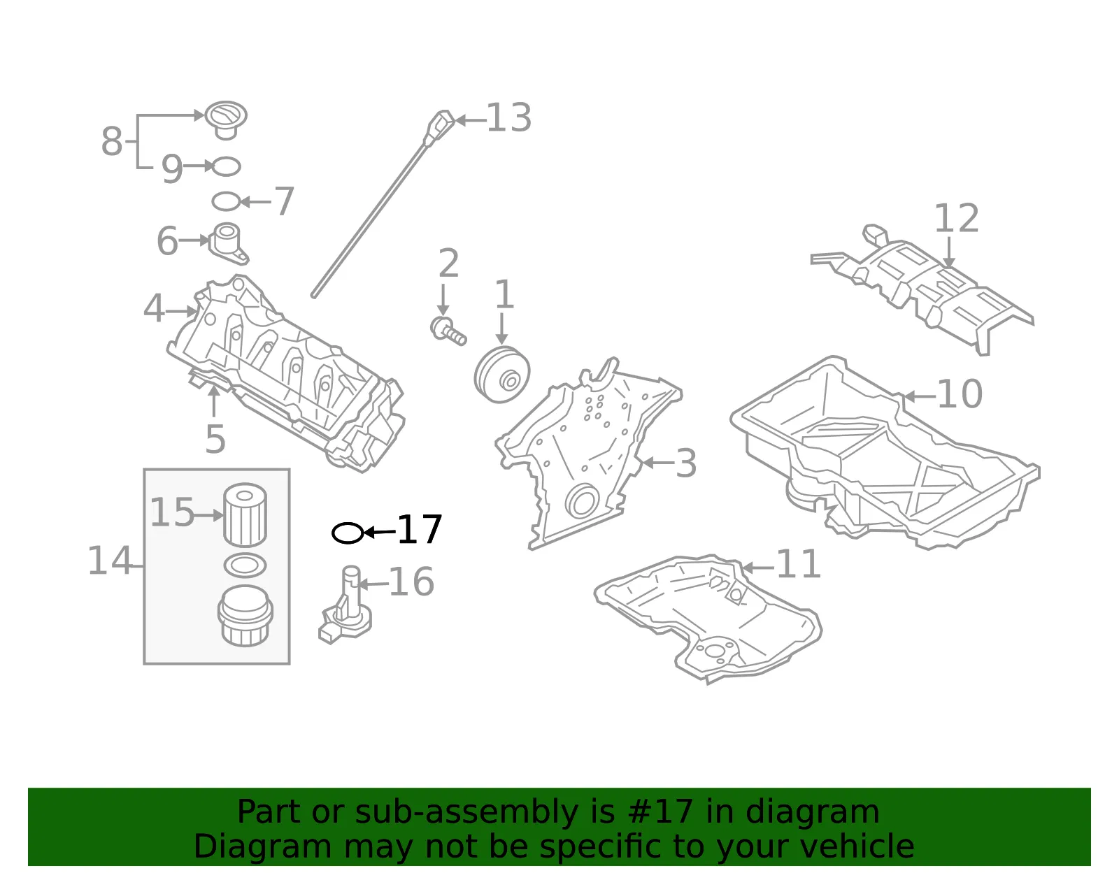 Oil Level Sensor O-Ring - Volvo (8675328) - view 3