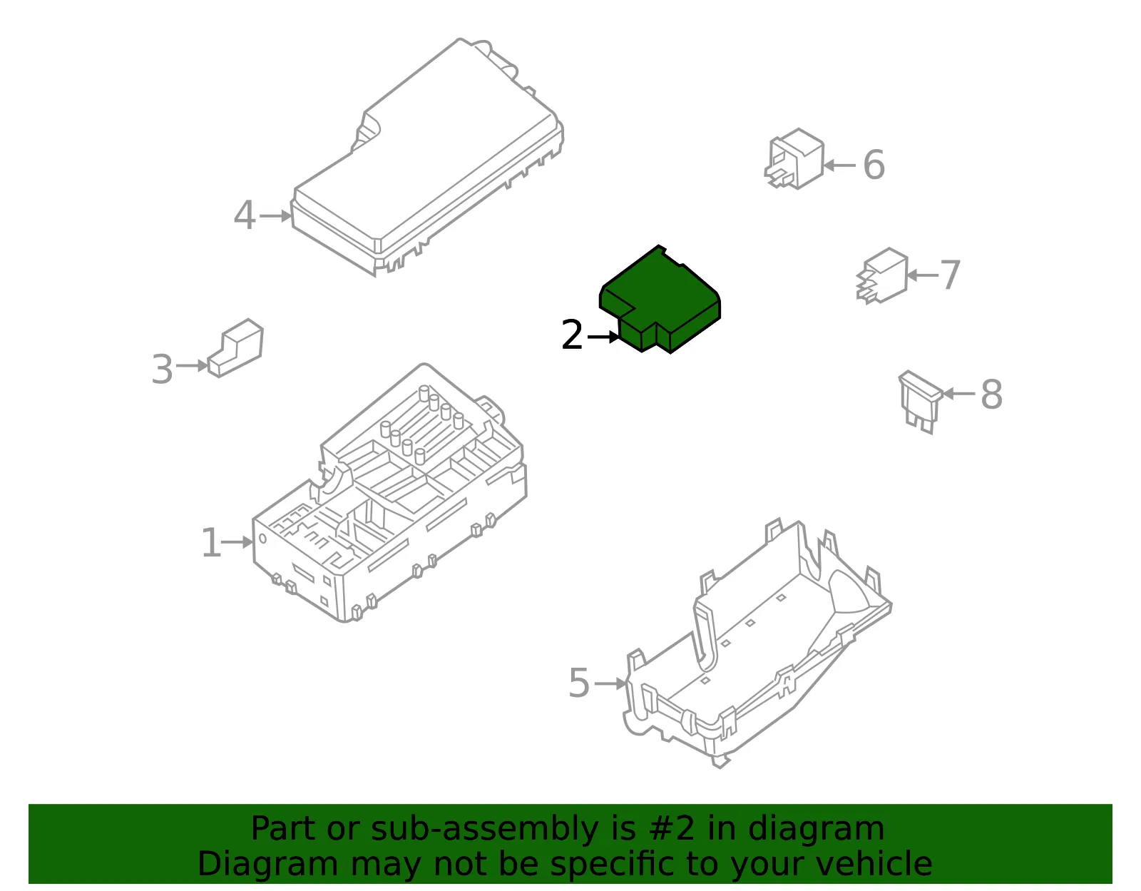 Fuse & Relay Box Screen - Volvo (8688042) - view 4