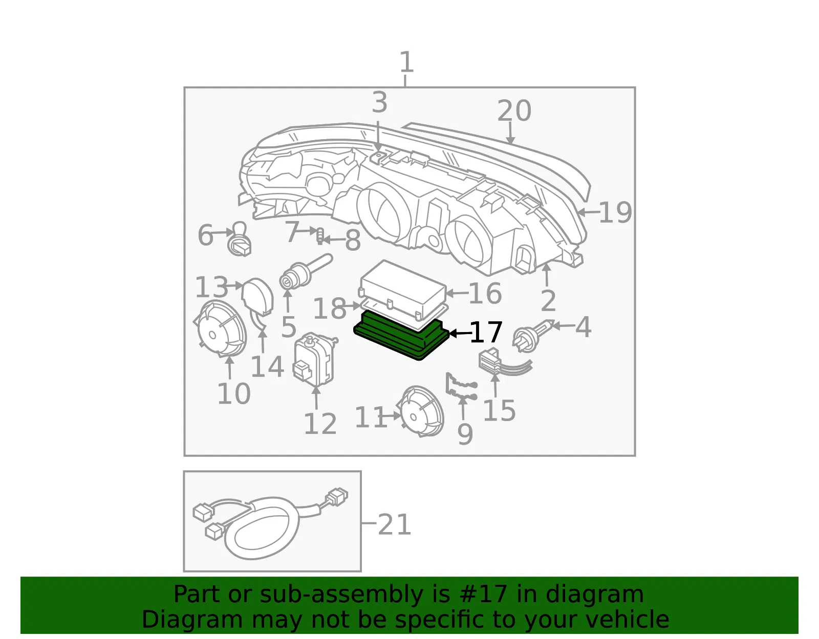 Control Module Cover - Volvo (8693017) - view 2