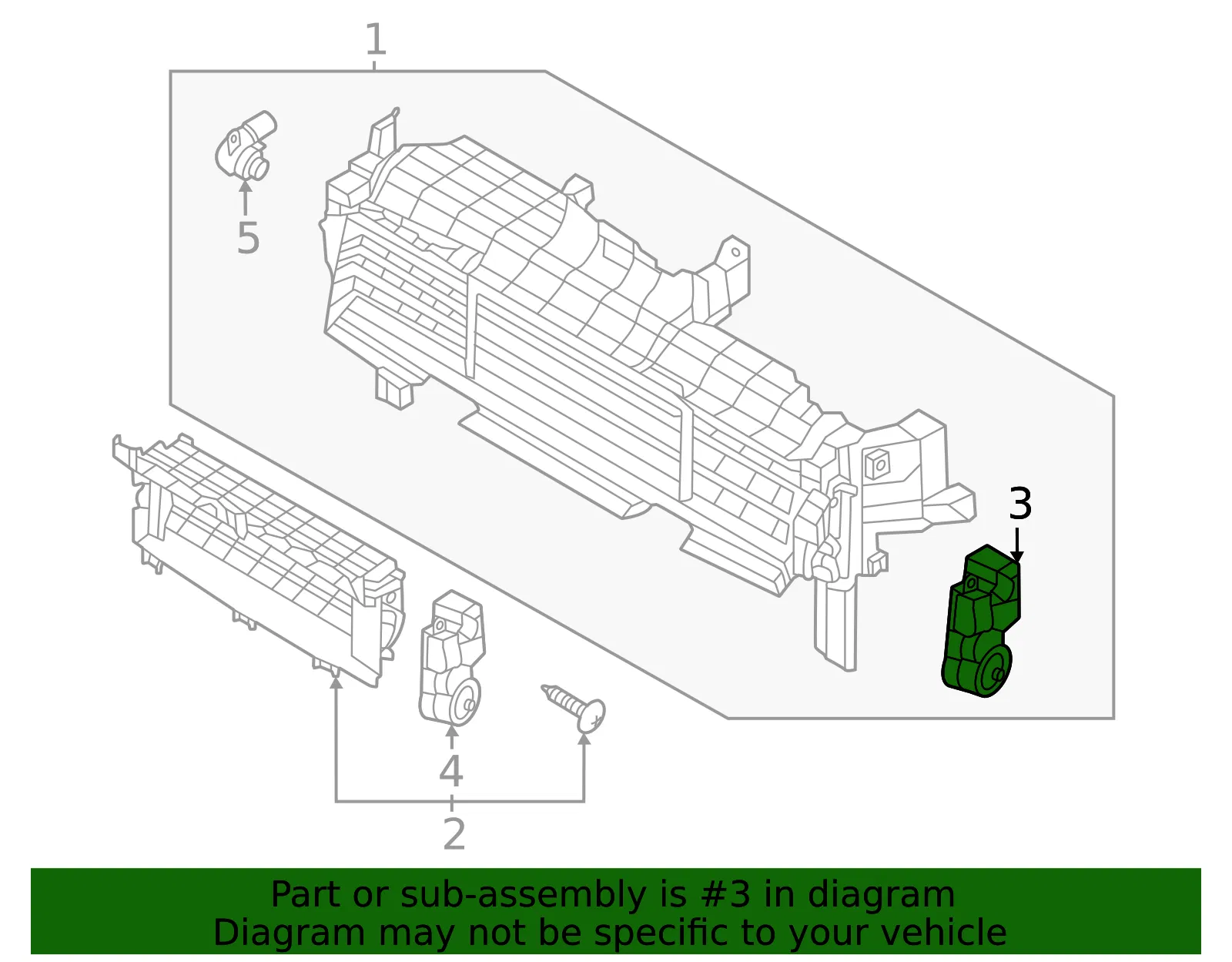 Actuator - Kia (86969-P1000) - view 2