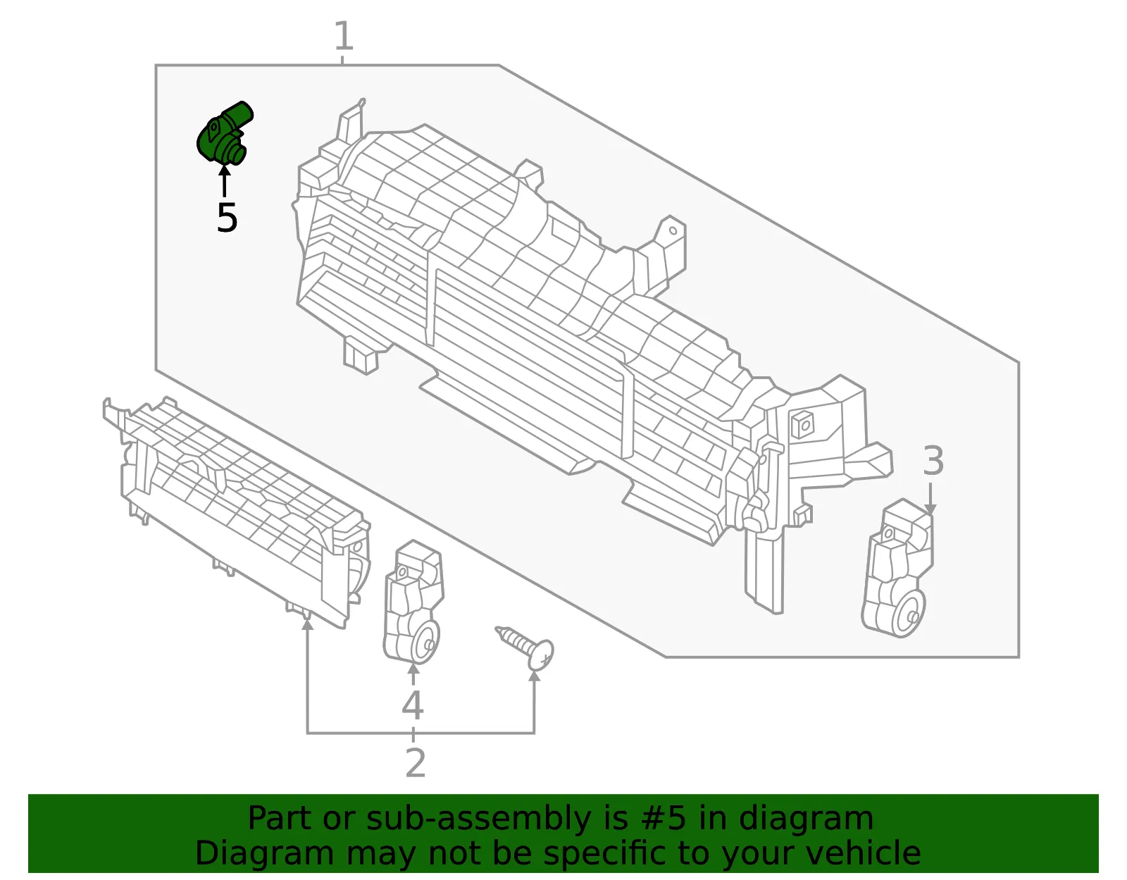 Sensor - Kia (86970-L5010) - view 2