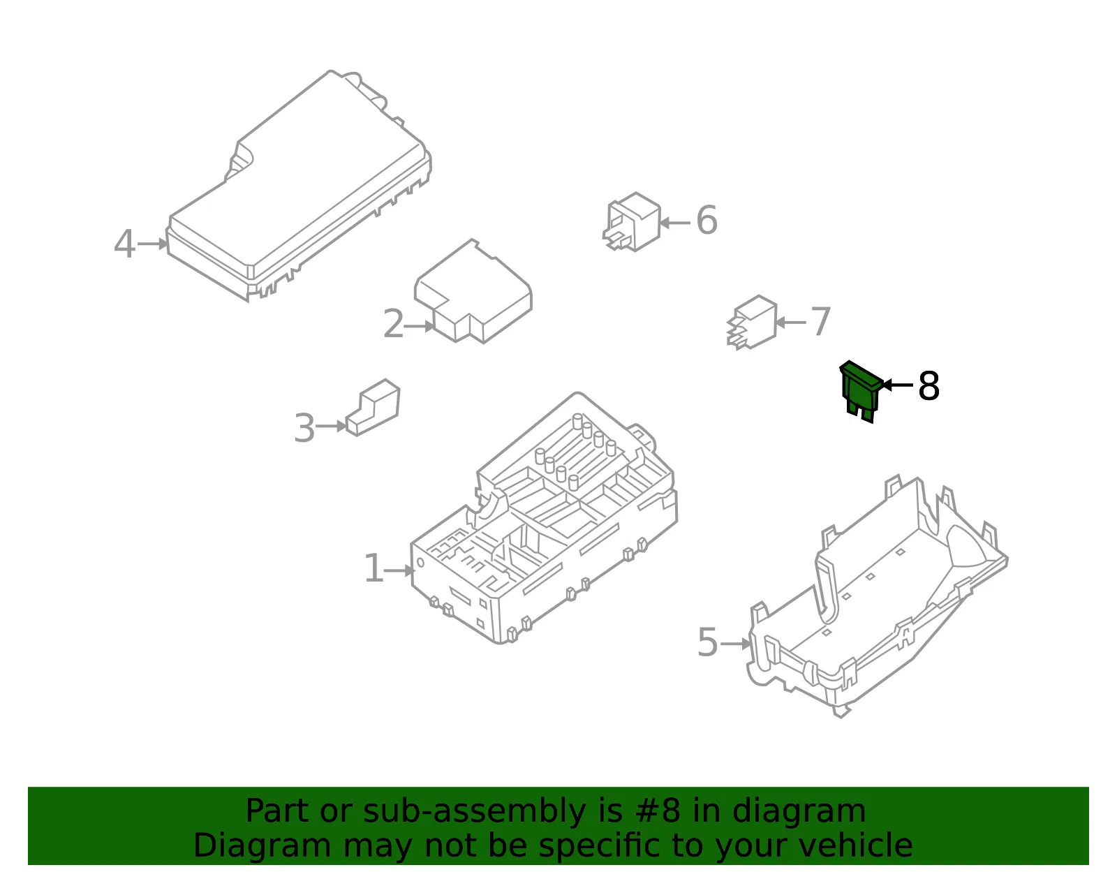 Multi-Purpose Fuse - Volvo (8697087) - view 3
