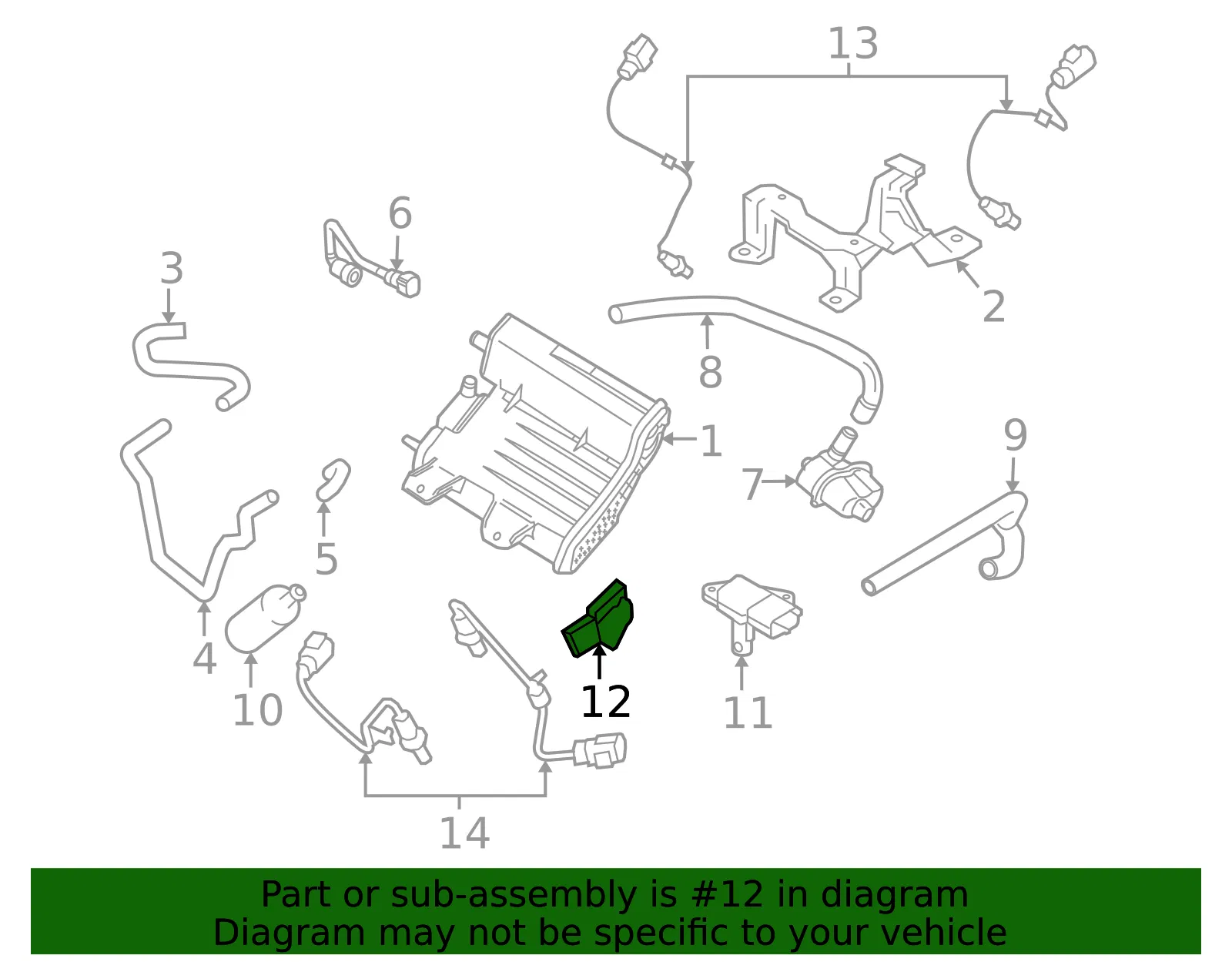 Manifold Absolute Pressure Sensor - Volvo (8699339) - view 3