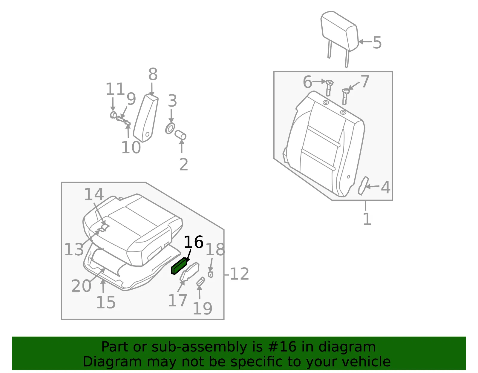 Switch - Nissan (87066-EA20A) - view 4