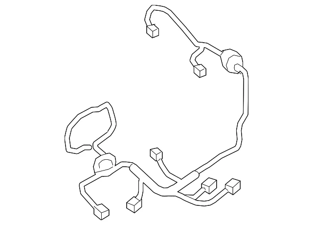 Wire Harness - Driver's Side (LH) - Nissan (87069-5AA4A)
