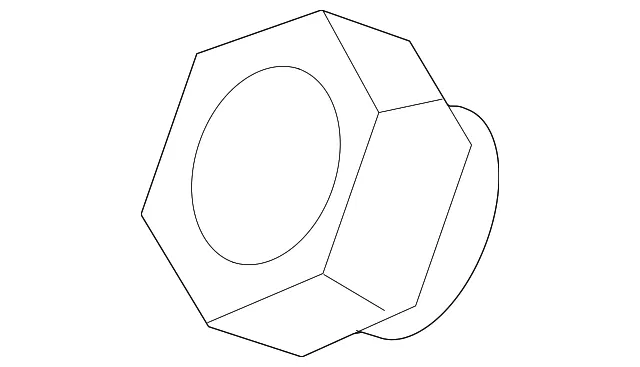 High Mount Lamp Nut - Kia (87259-2F000)
