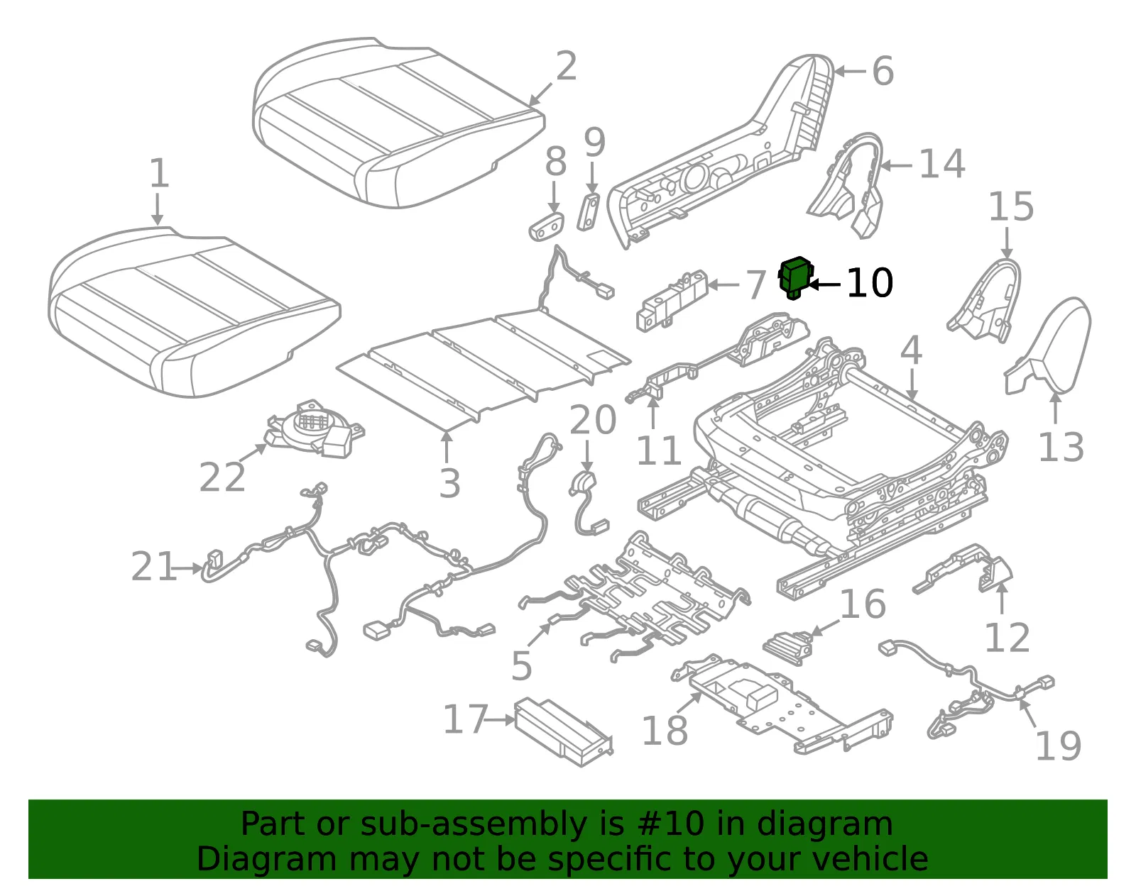 Switch - Nissan (87317-7BF1A) - view 2
