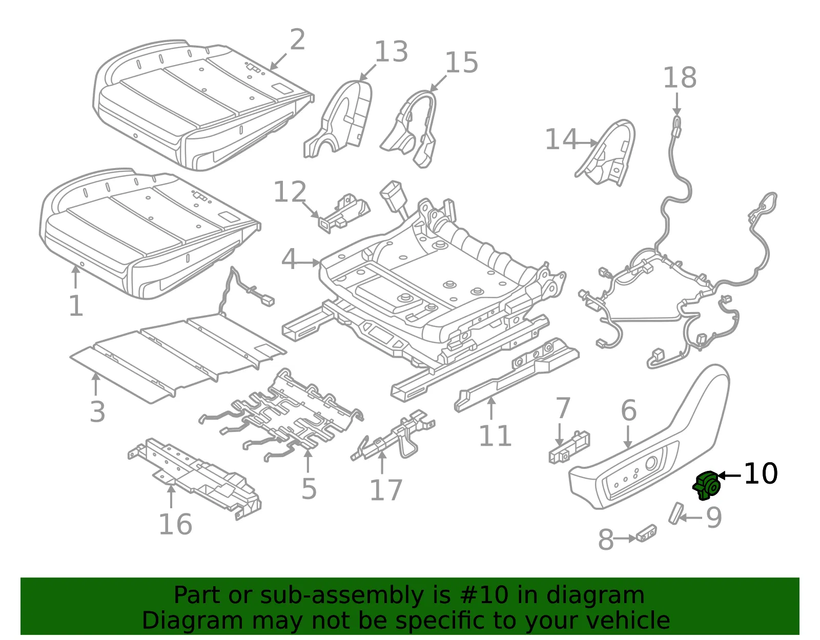 Switch - Nissan (87367-6RA1A) - view 2
