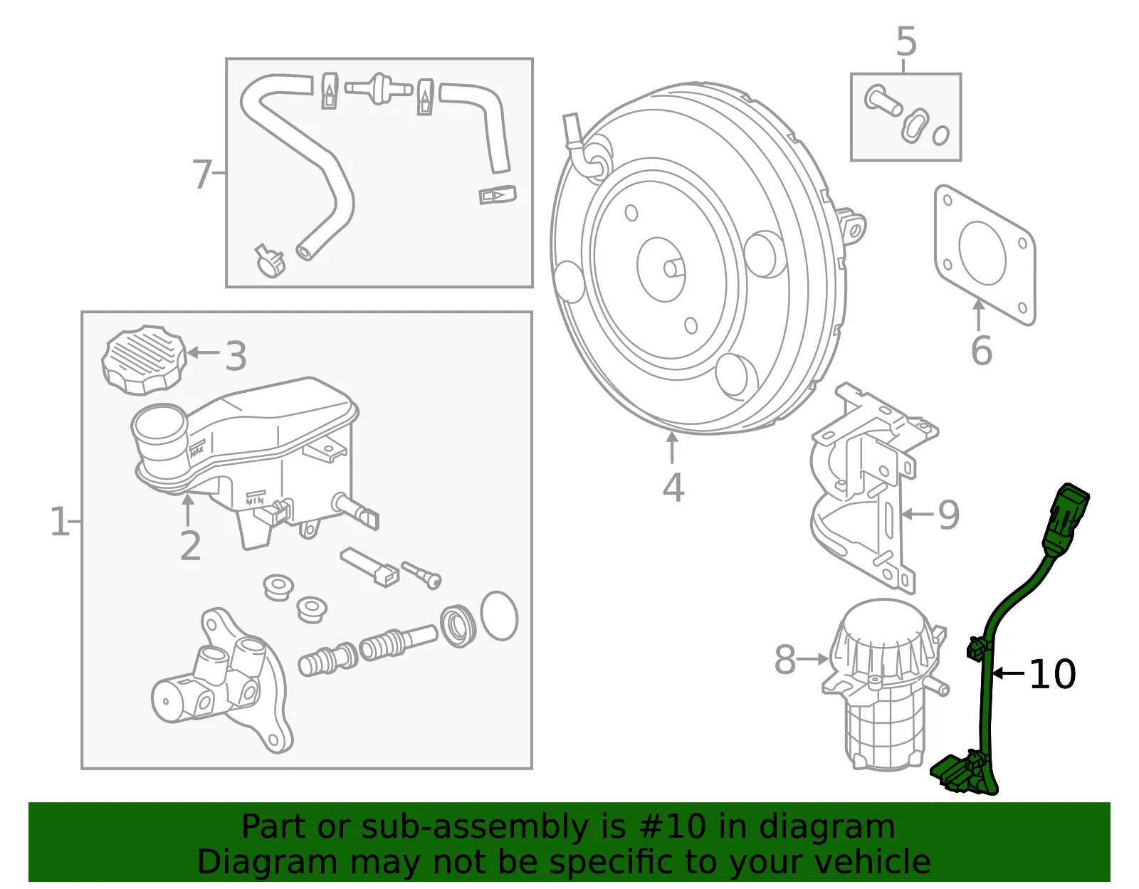 Vacuum Pump Wire - Kia (87602-A2500) - view 2