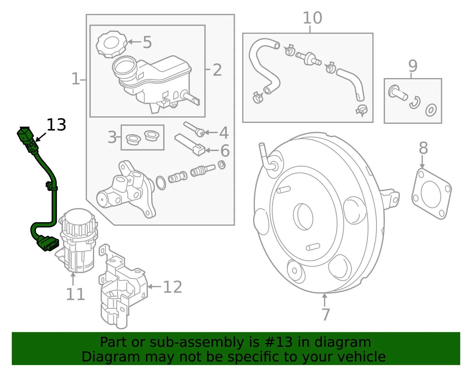 Vacuum Pump Wire - Kia (87602-B2000) - view 2