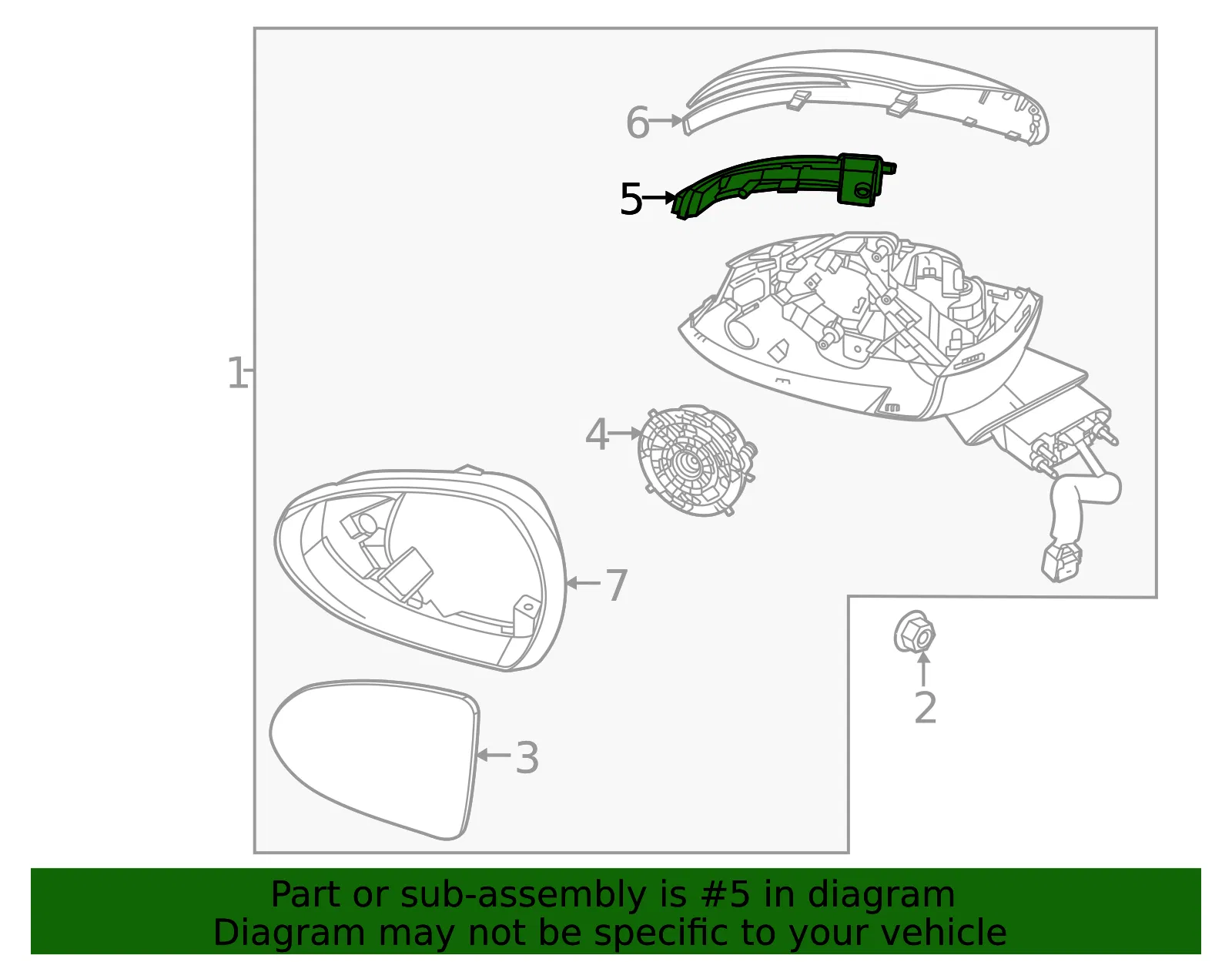 Turn Signal - Kia (87624-L2000) - view 2