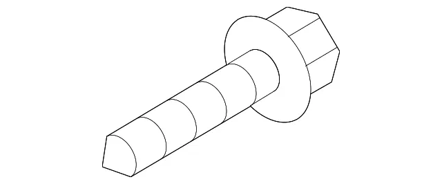 Tail Lamp Assembly Screw - Kia (87701-2K000)