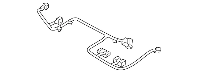 Power Seat Wiring Harness - Nissan (88019-7JA1A)