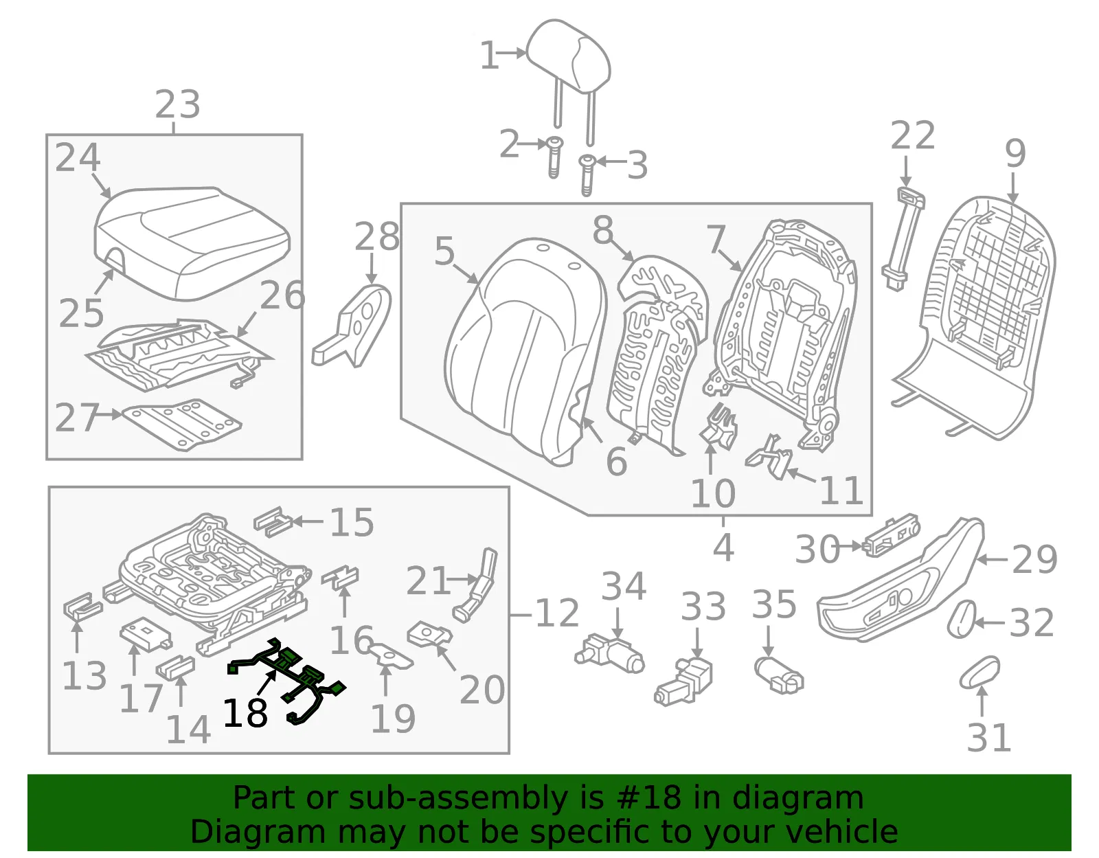 Wire Harness - Kia (88504-D4180) - view 2