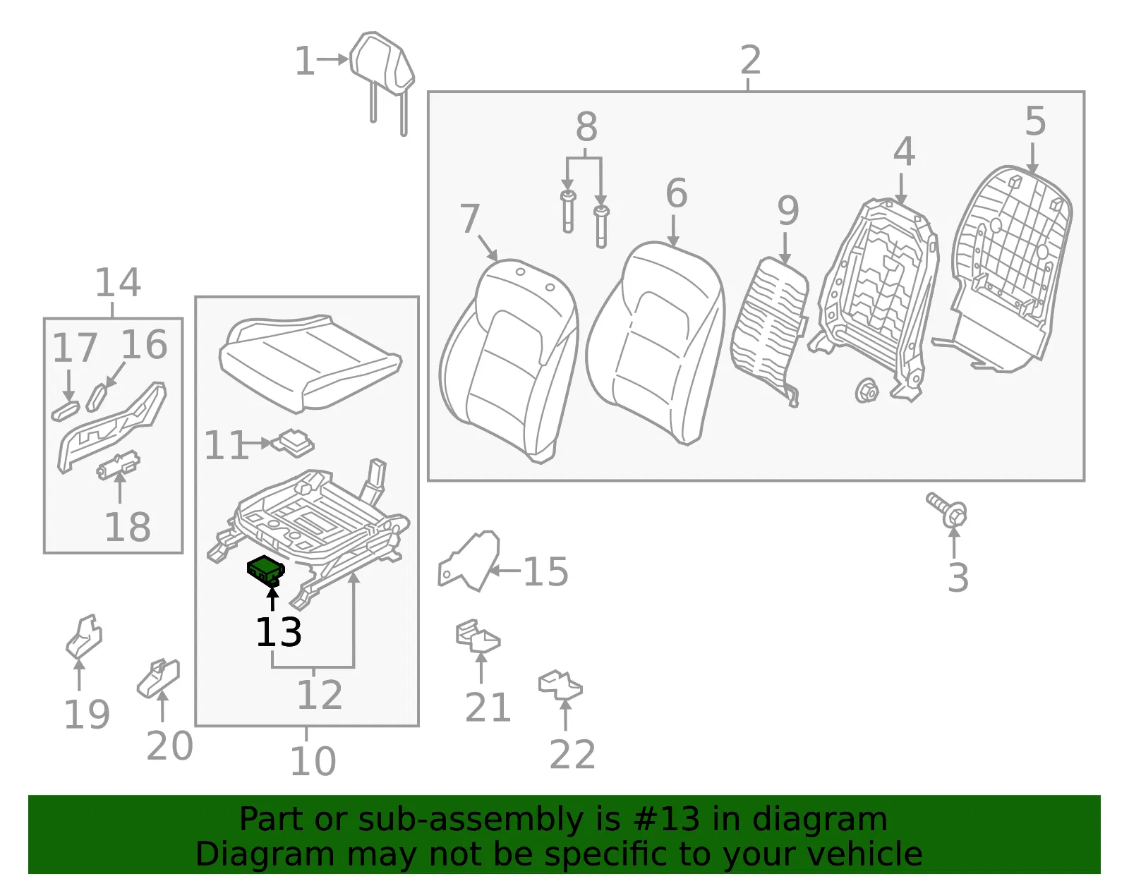 Control Module - Kia (88595-D9510) - view 2
