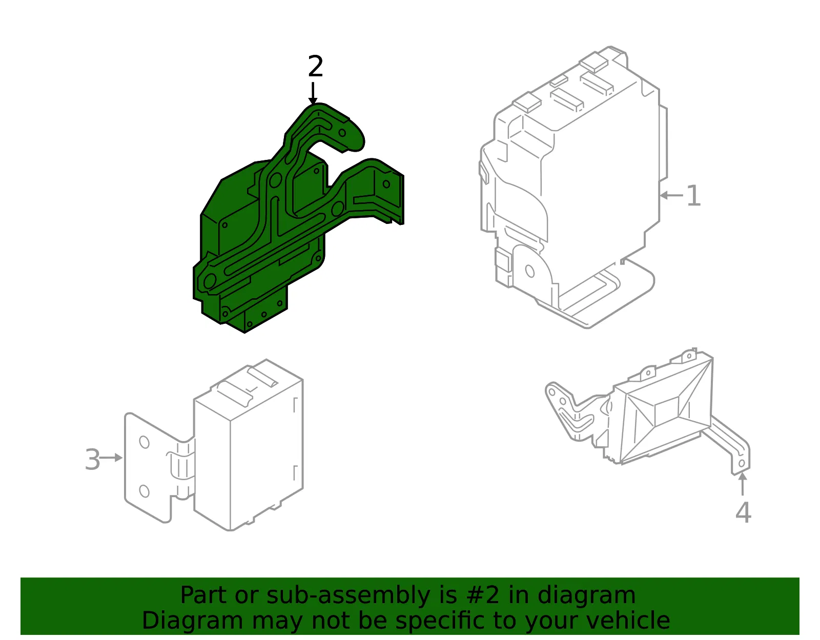 Control Module - Kia (88899-J6000) - view 2