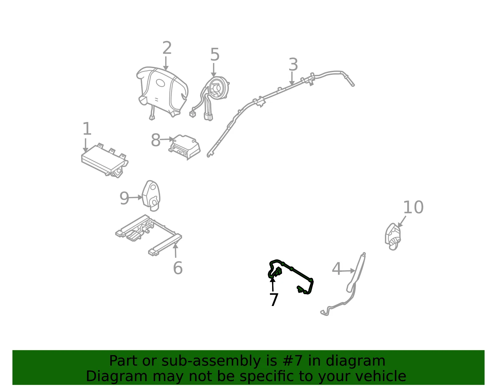 Position Sensor - Driver's Side (LH) - Kia (88971-4D500) - view 2